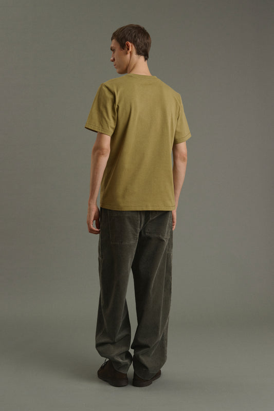 T-Shirt Owen - Helles Khaki - Baumwolle - Herren