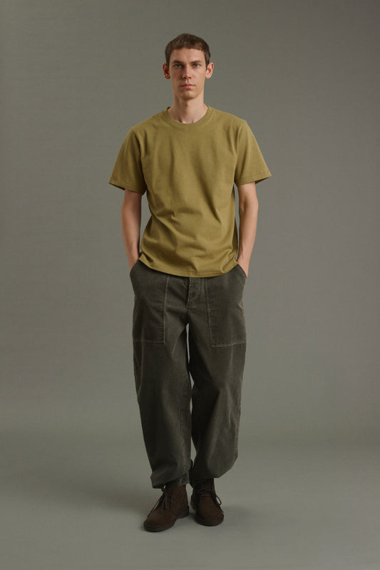 T-Shirt Owen - Helles Khaki - Baumwolle - Herren