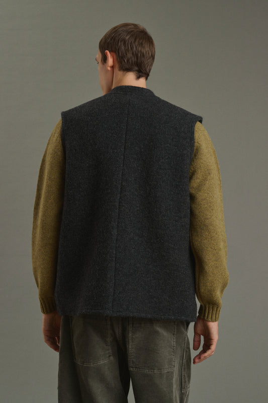 Jacke Samuel - Anthrazitgrau - Wolle - Herren