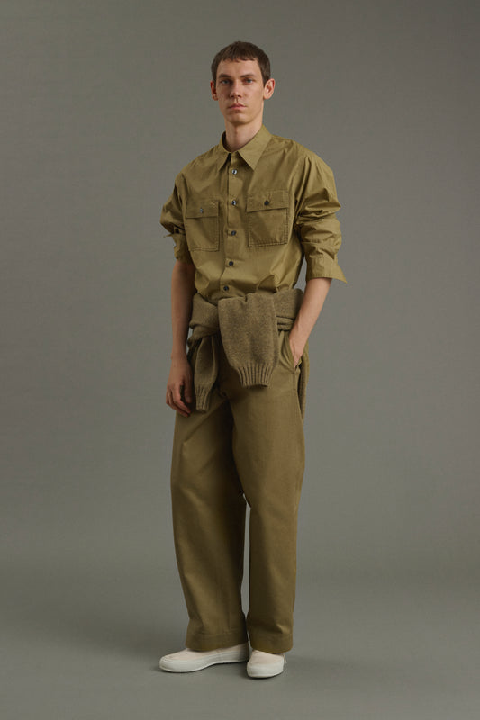 Hemd Isaac - Beige - Baumwolle - Herren