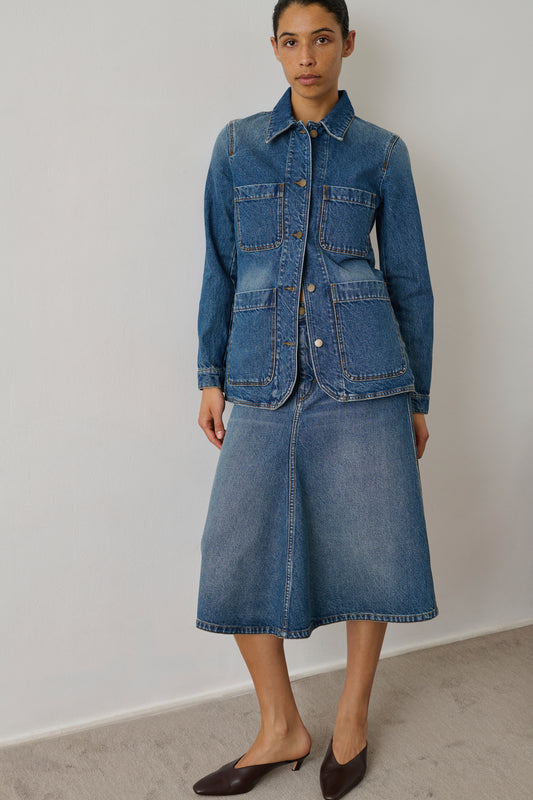 Veste Garry - Bleu - Coton - Femme