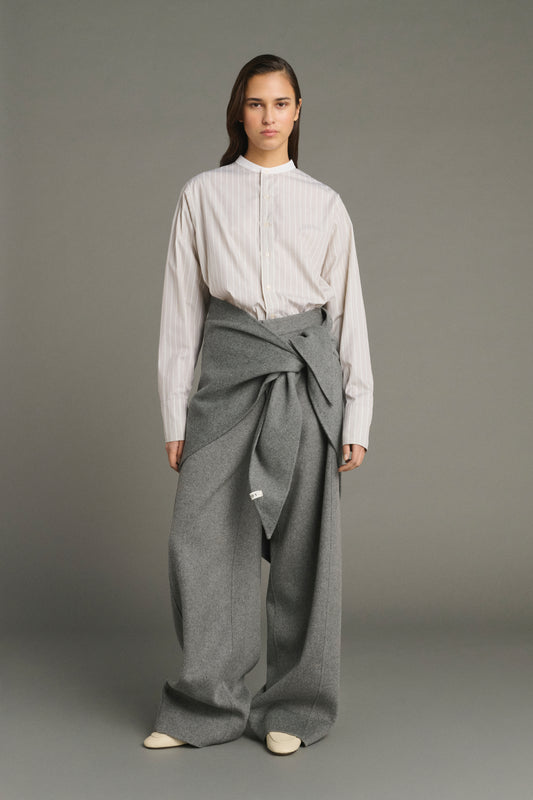 Cape Jamelia - Gris Clair - Laine - Femme