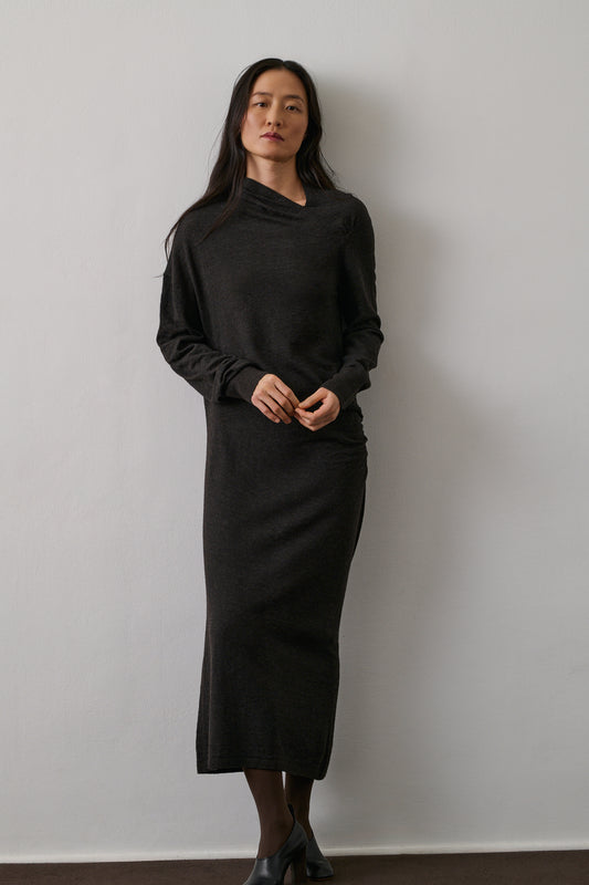 Robe Gisee - Marron - Femme