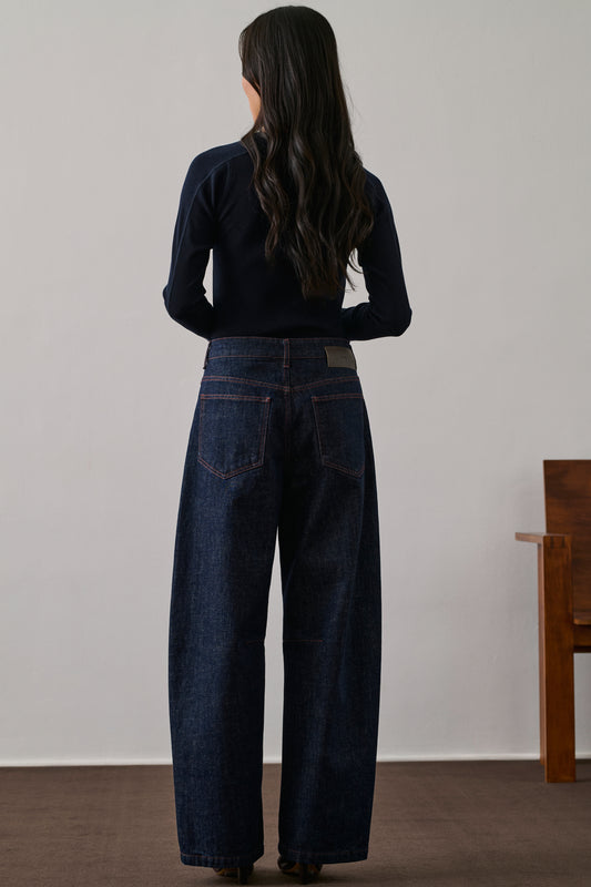 Jean Eliott - Bleu Brut - Coton - Femme