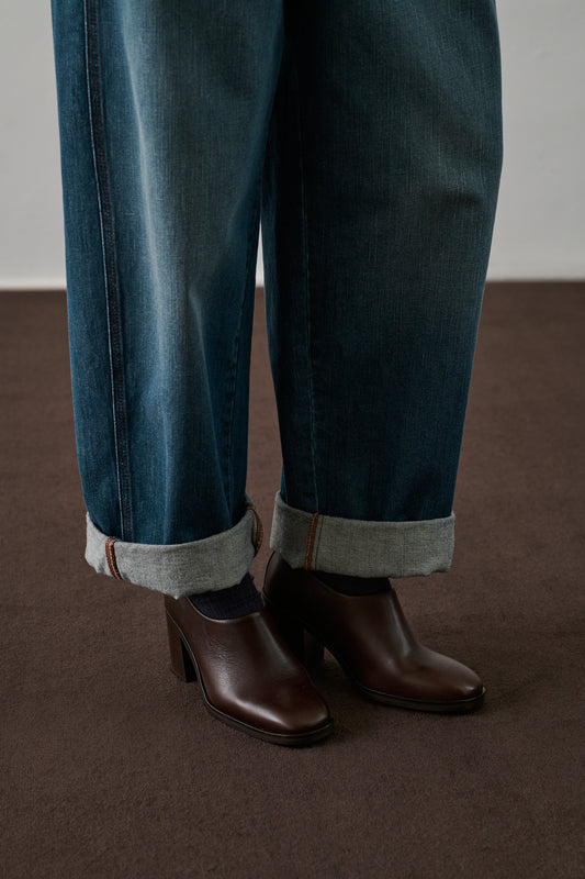 Chaussures Brahams - Ébène - Cuir - Femme