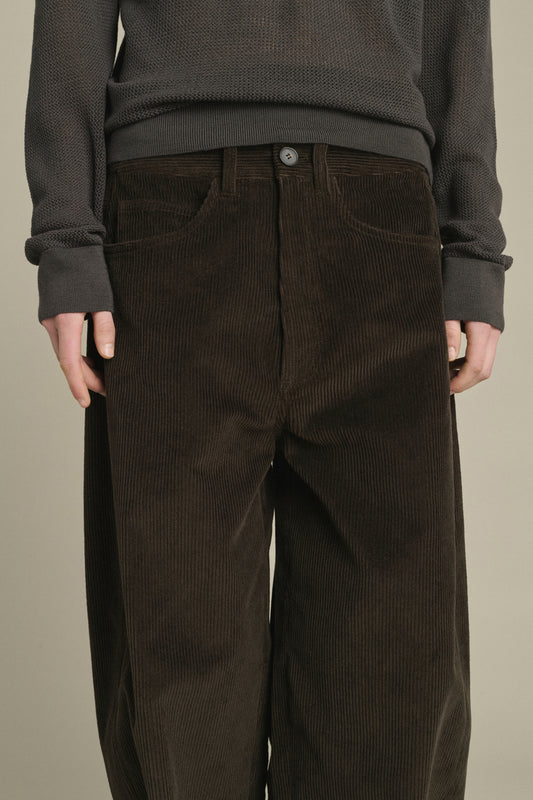 Pantalon Gunther - Marron Foncé - Coton - Femme
