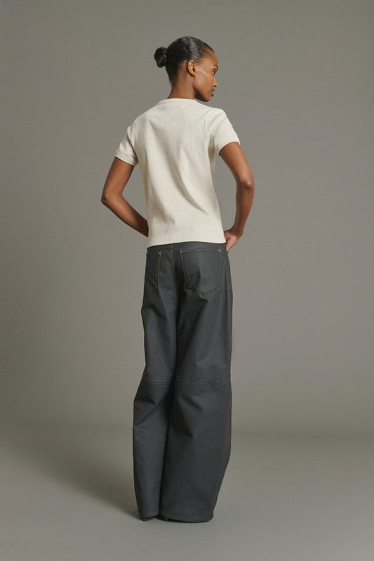 Jeans Jackson - Grau - Baumwolle - Damen