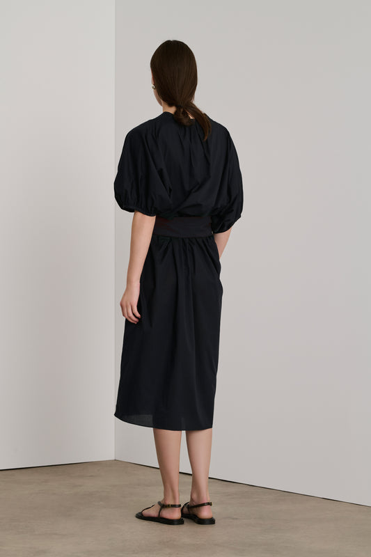 Kleid Alger - Schwarz - Baumwolle - Damen