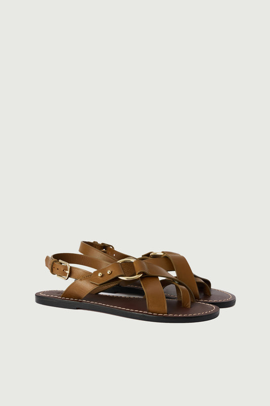Sandalen Florence - Bronze - Leder - Damen