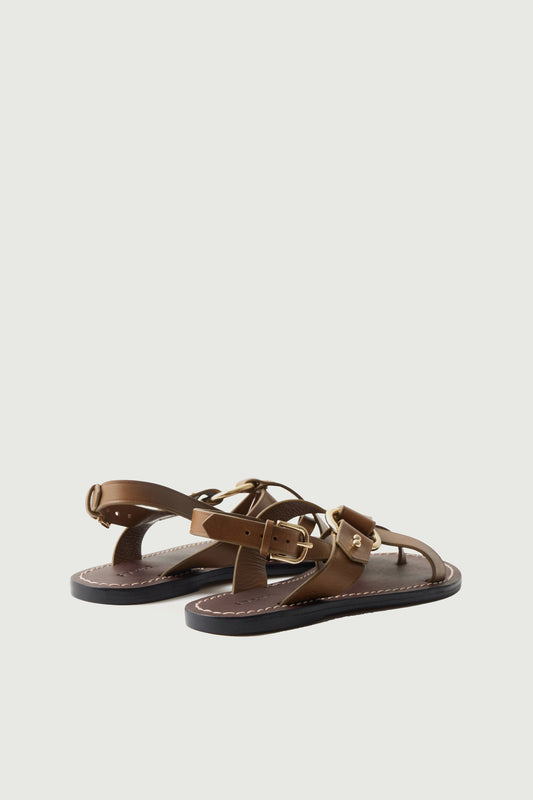 Sandalen Florence - Bronze - Leder - Damen