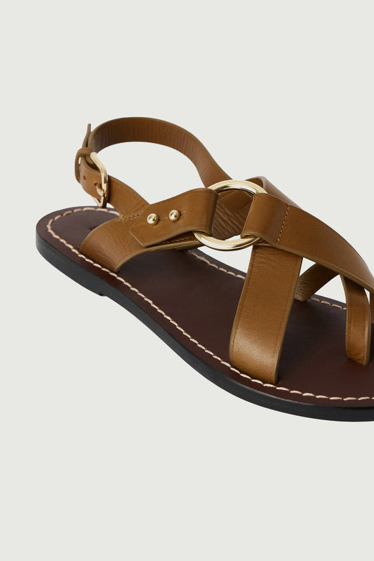 Sandalen Florence - Bronze - Leder - Damen