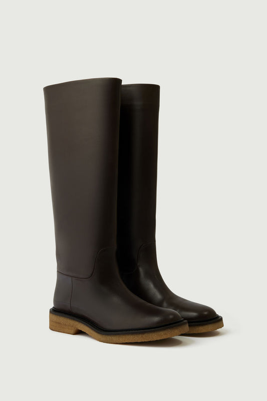 Babylon boots - Ebony - Leather - Women