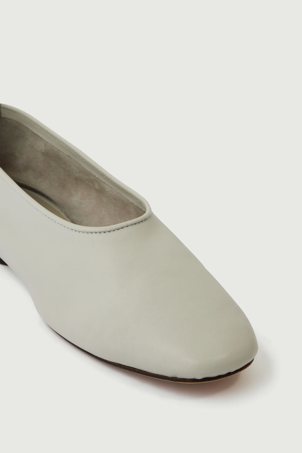 Ballerinas Bala - Hellgrau - Leder - Damen