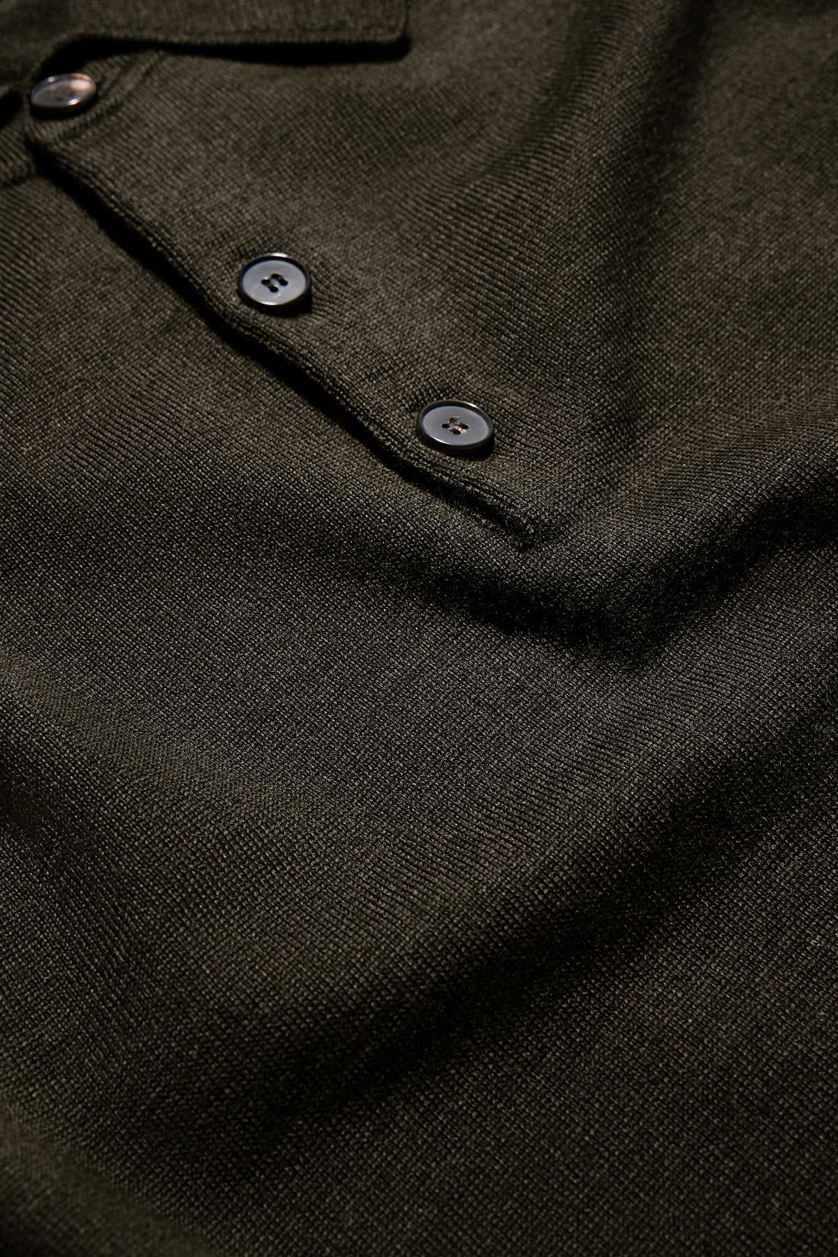 Pull Etienne - Kaki Chiné - Laine Mérinos - Homme