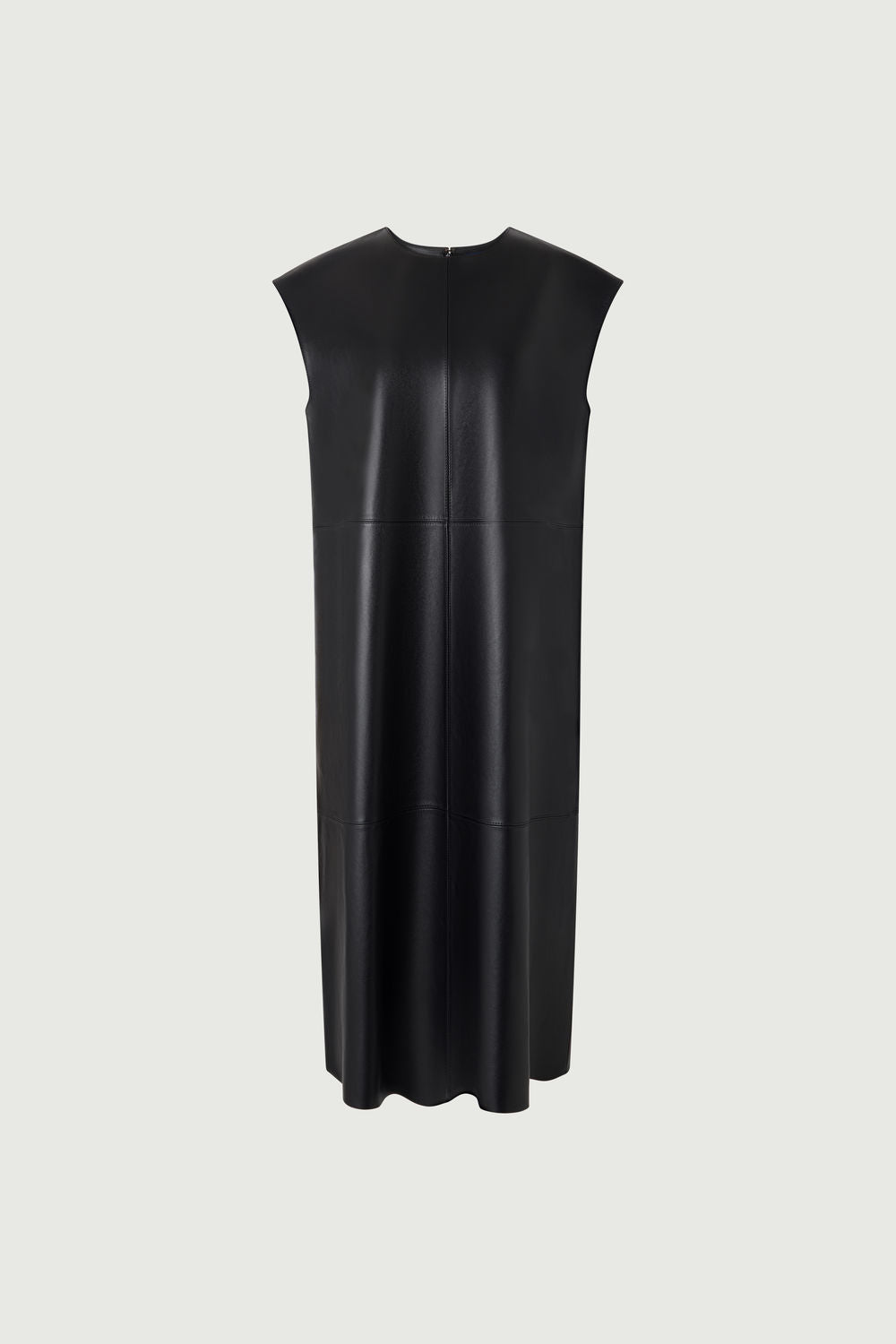 Kleid Sofia - Schwarz - Leder - Damen