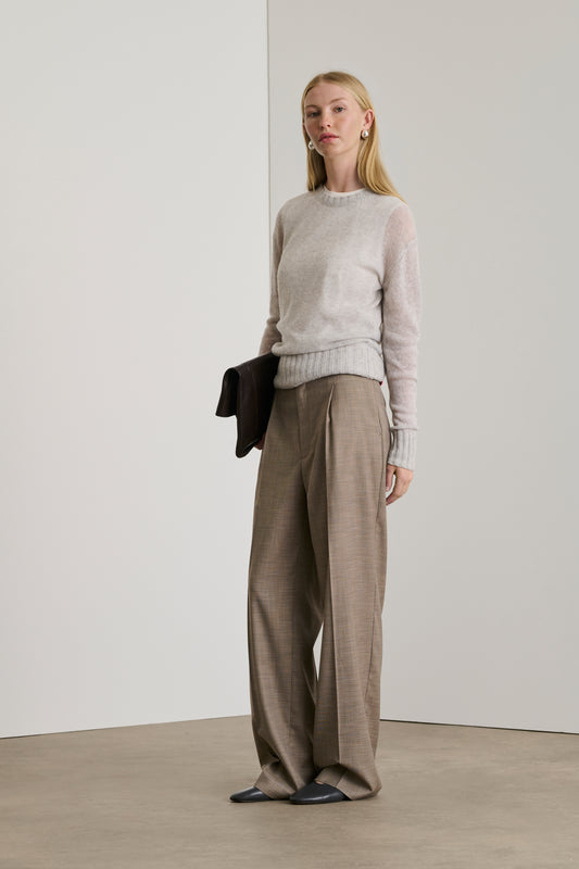 Hose Sulpice - Grau/Beige - Damen