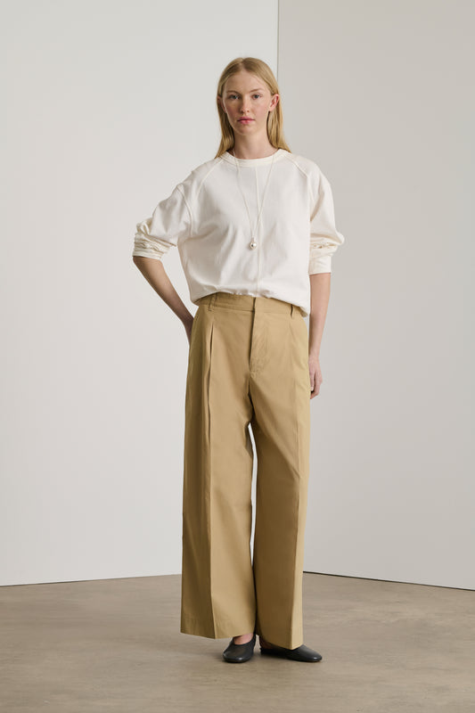 Hose Devy - Dunkles Beige - Baumwolle - Damen