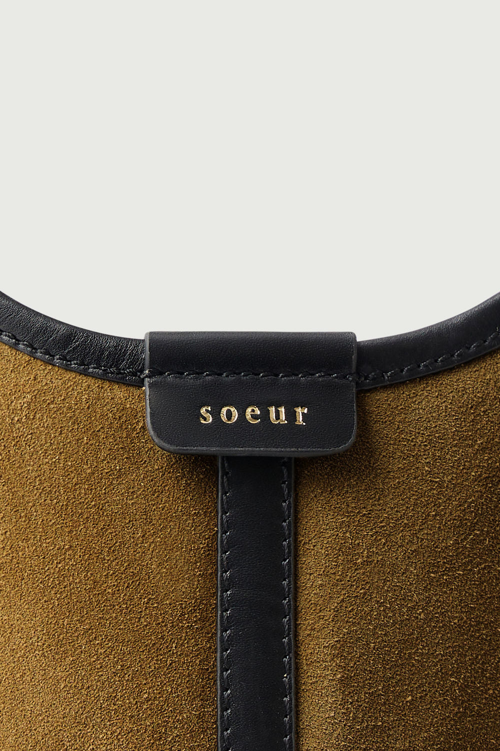 Cabas Douce - Bronze/Noir - Cuir - Femme