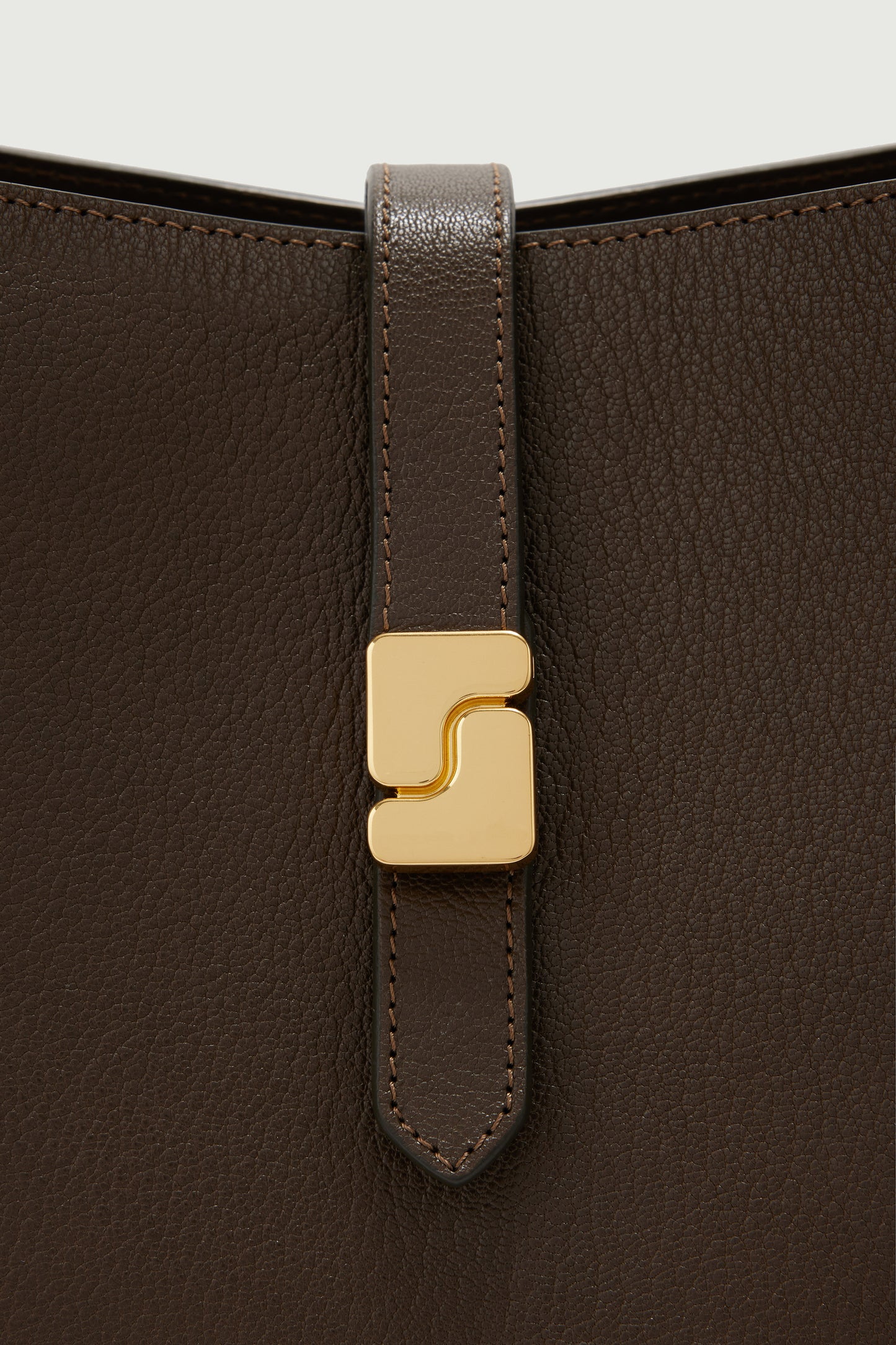 Sac Bello - Kaki Foncé - Cuir - Femme