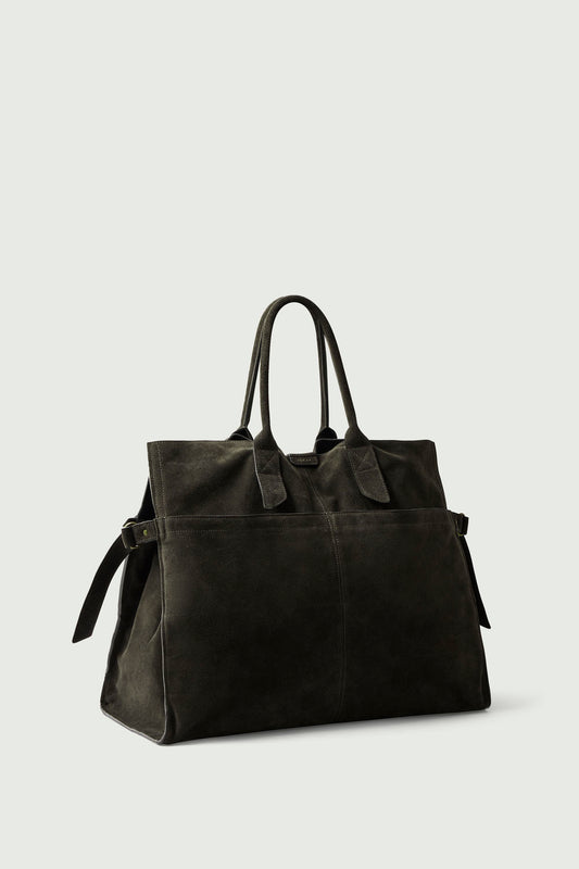 Cabas Blaine - Granite - Cuir - Femme