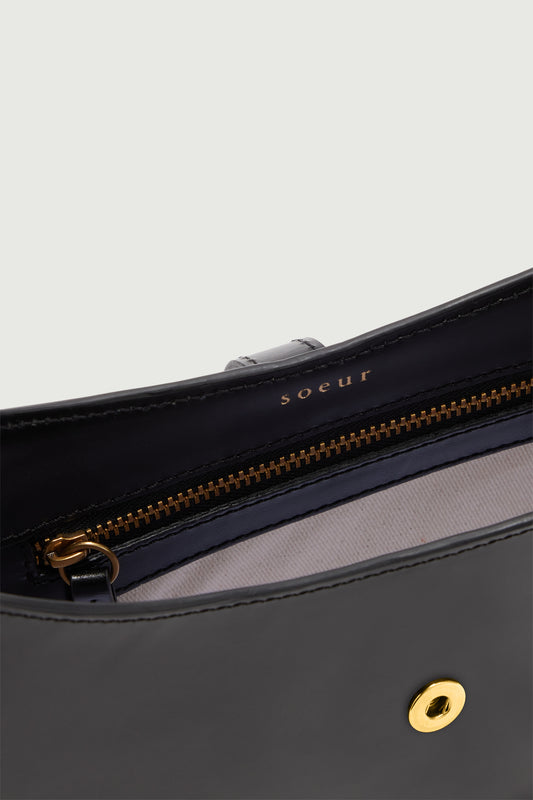 Tasche Bonnie - Schwarz - Leder - Damen