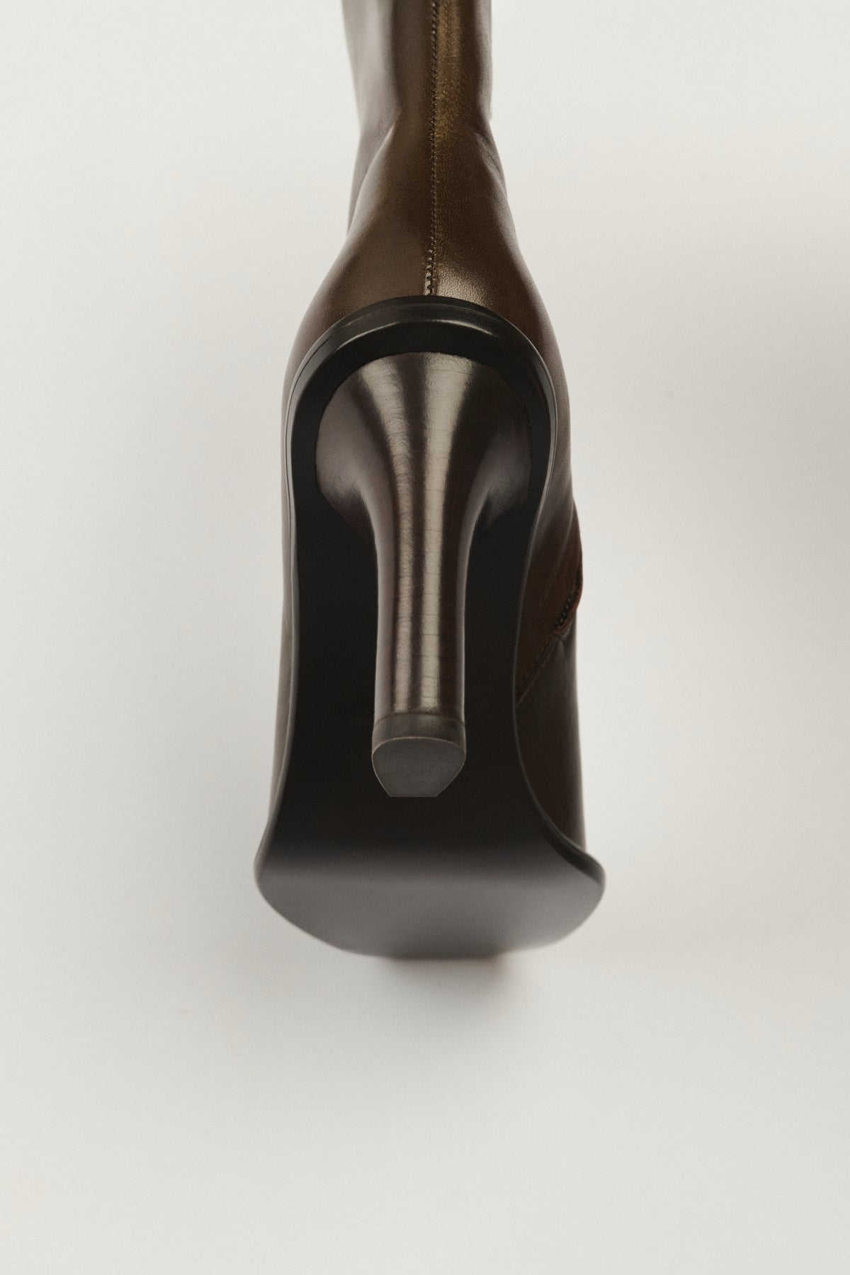 Bottes Livia - Marron Foncé Cuir Souple Femme - Soeur