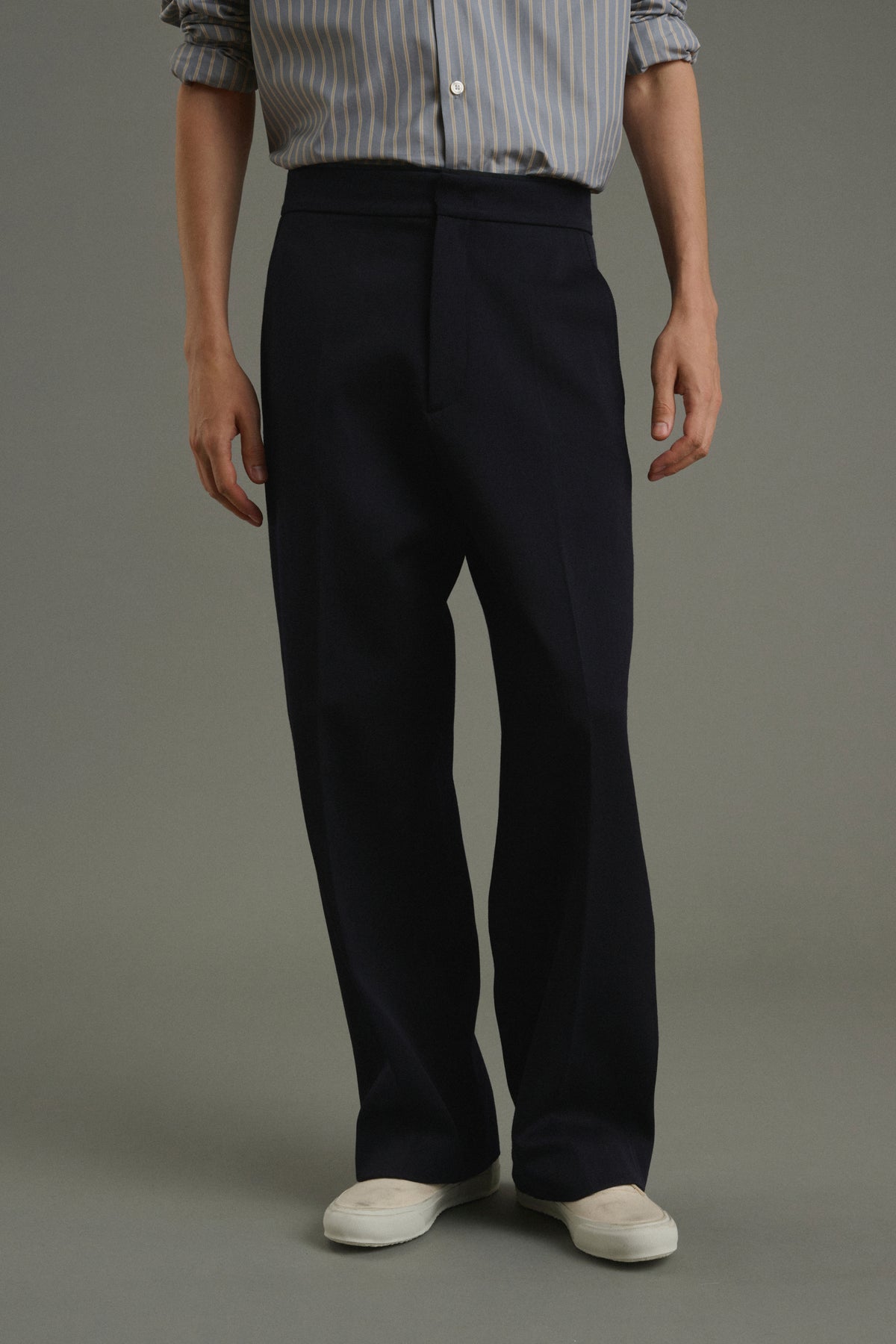 Trousers Antonin - Dark Navy - Wool - Men