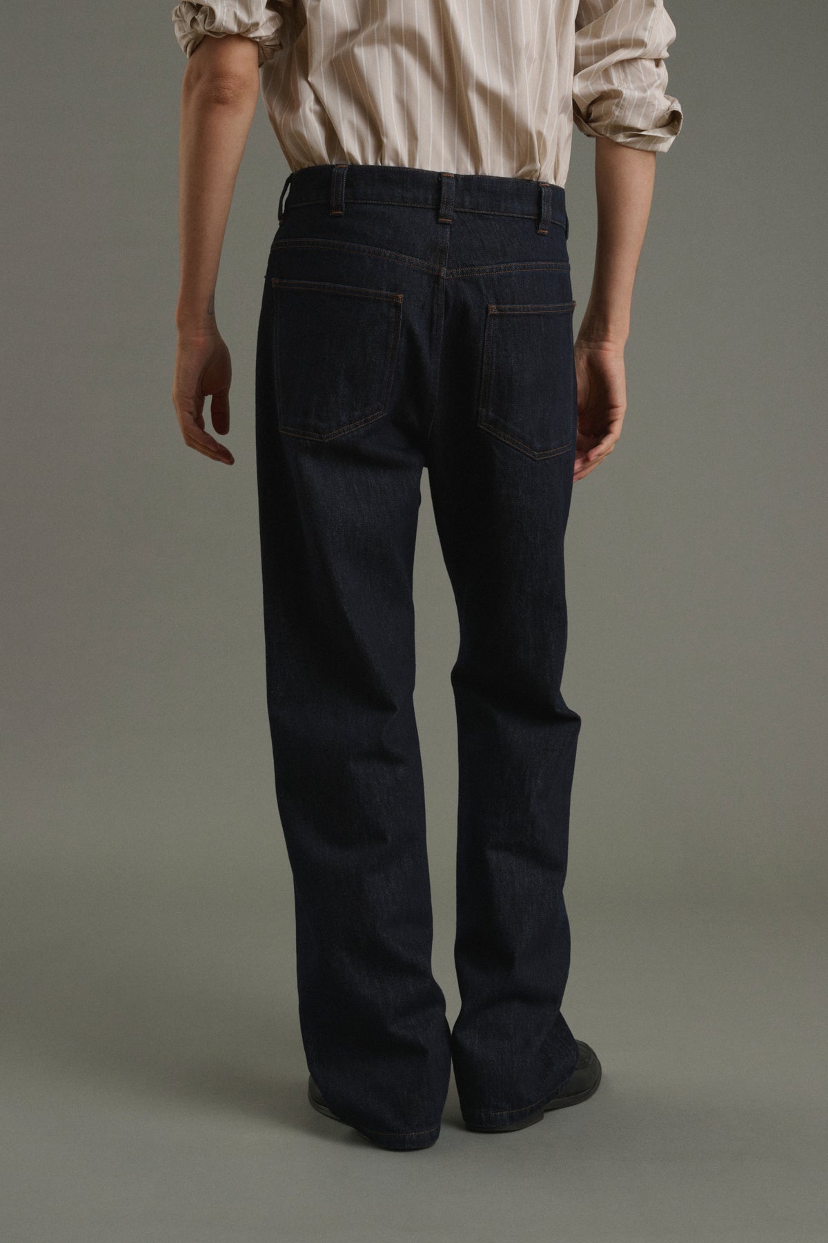 Jean Tom - Bleu Brut - Coton - Homme vue 3