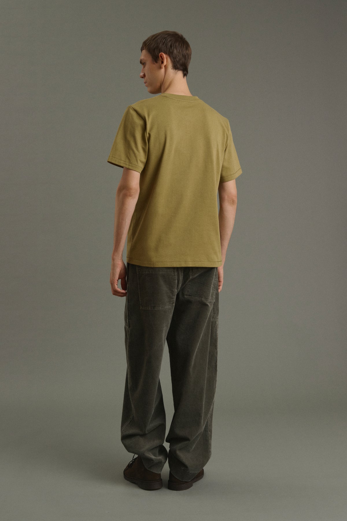 T-Shirt Owen - Helles Khaki - Baumwolle - Herren vue 2