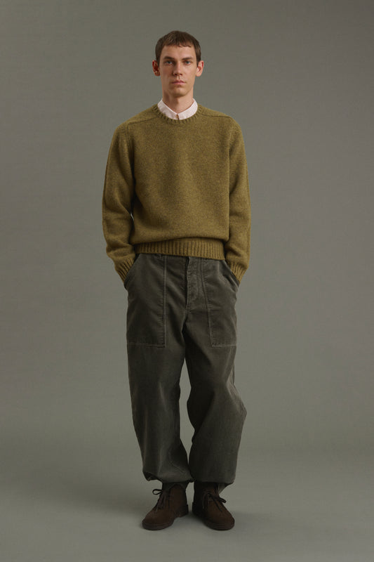 Hose Kurtis - Graugrün - Baumwolle - Herren