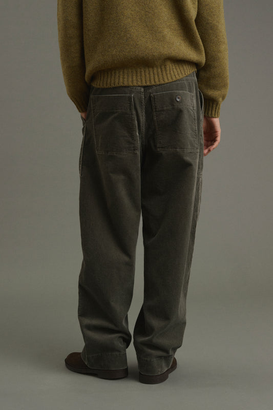 Hose Kurtis - Graugrün - Baumwolle - Herren