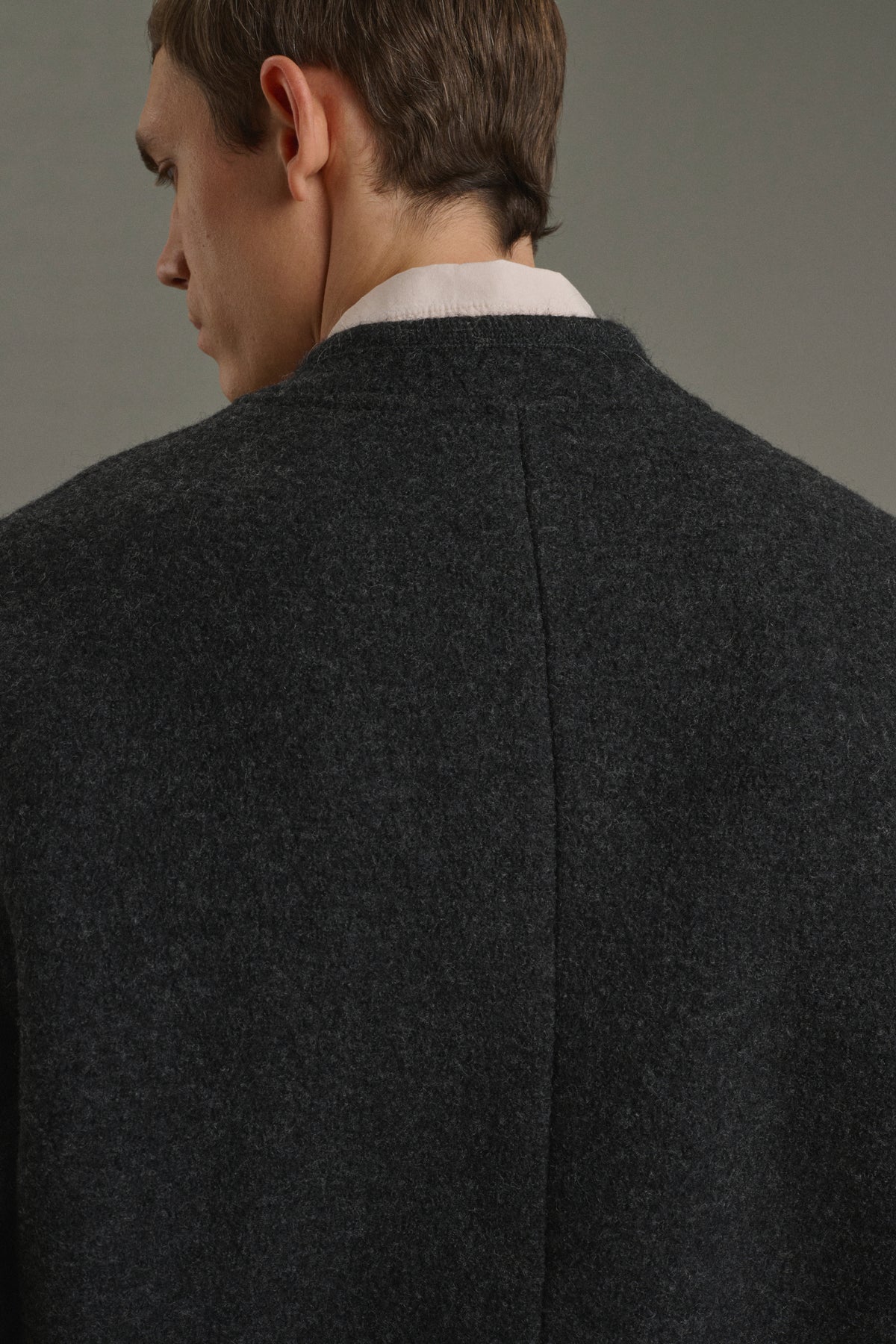 Veste Aliocha - Gris Anthracite - Laine - Homme