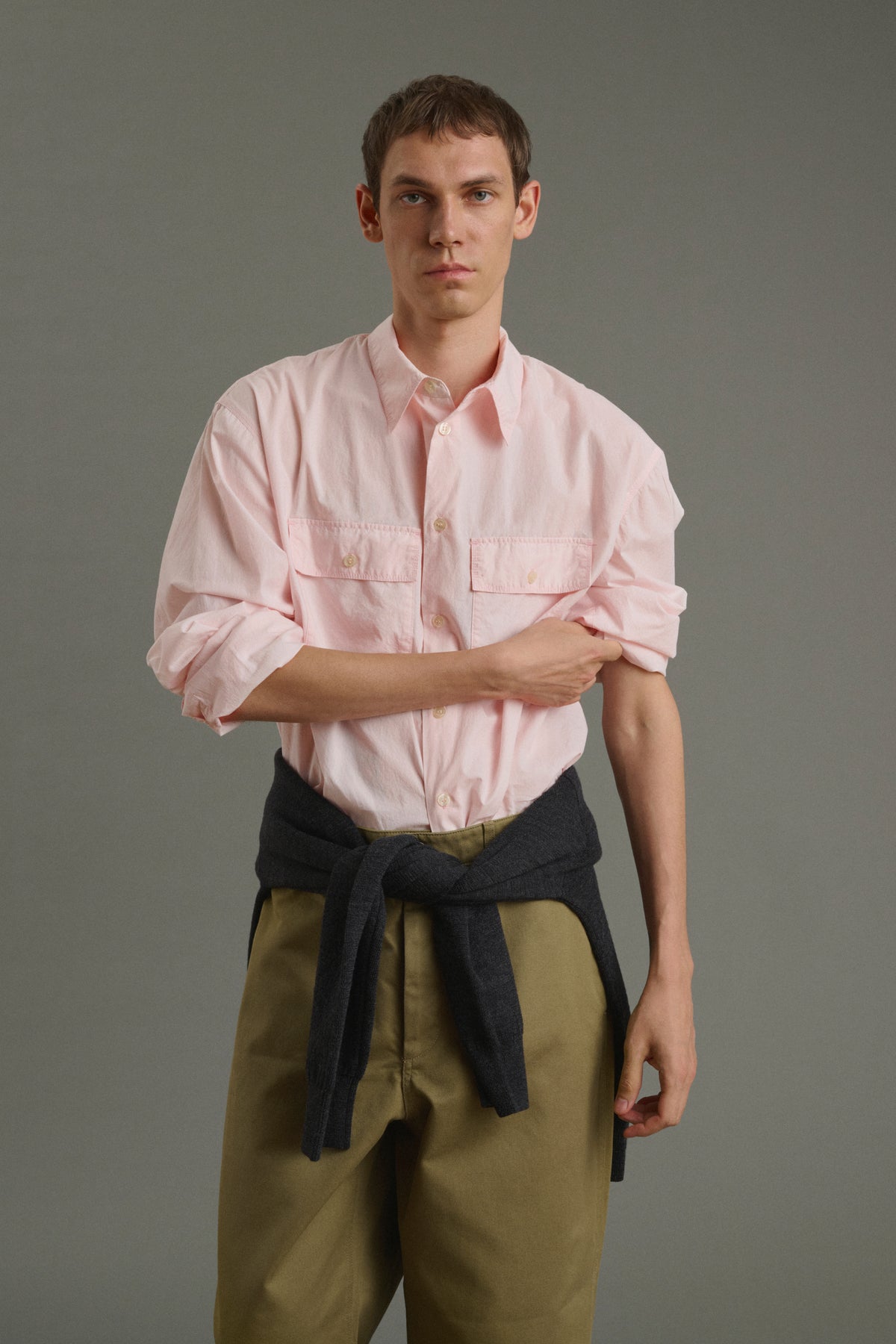 Chemise Isaac - Rose Pâle - Coton - Homme