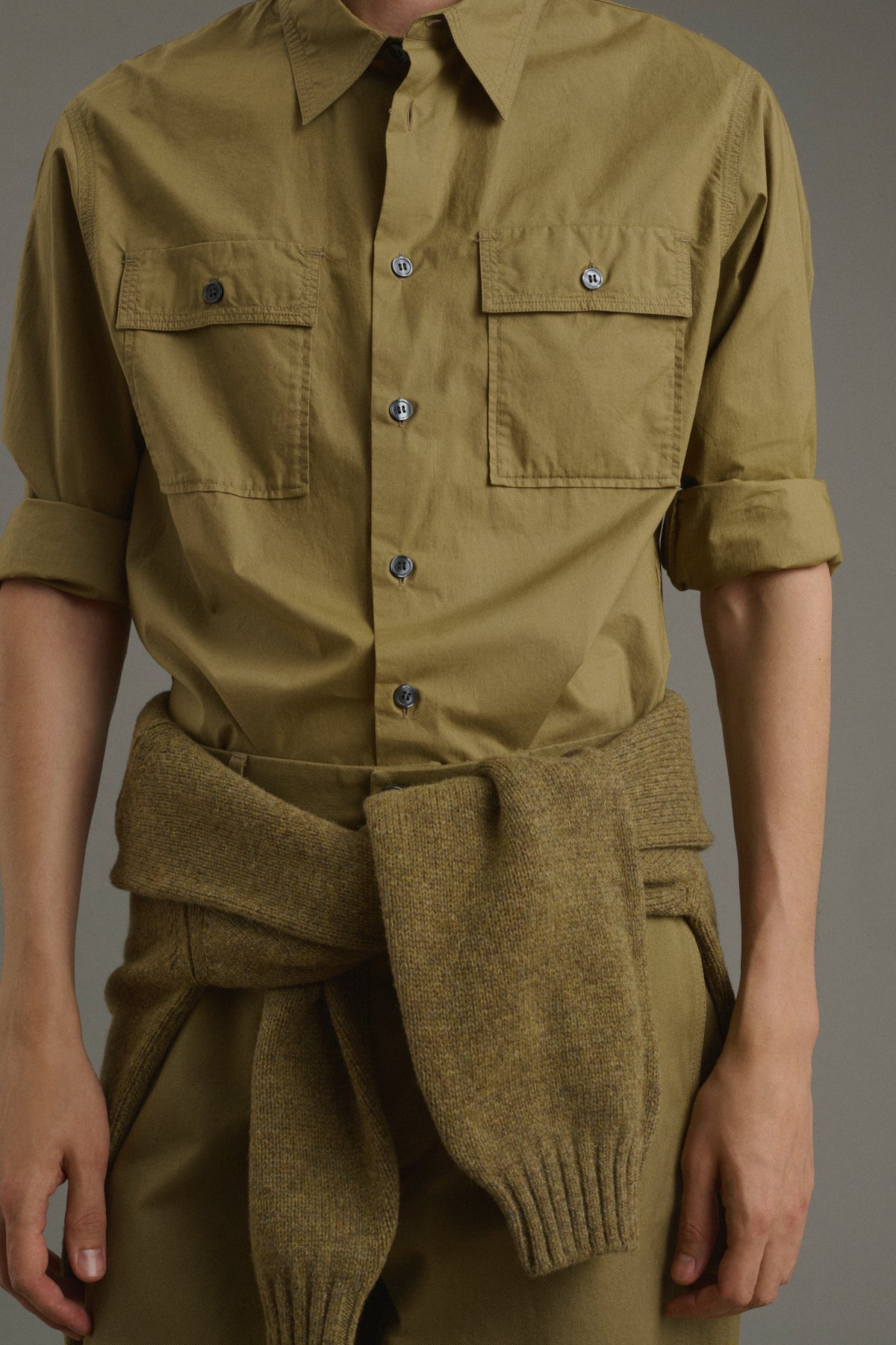 Chemise Isaac - Beige - Coton - Homme vue 1