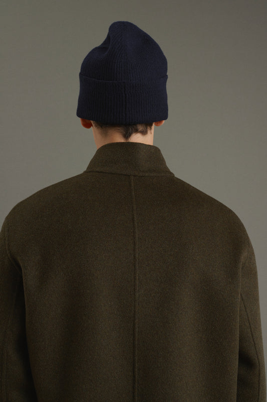 Mütze Yuta - Navy - Merinowolle - Herren