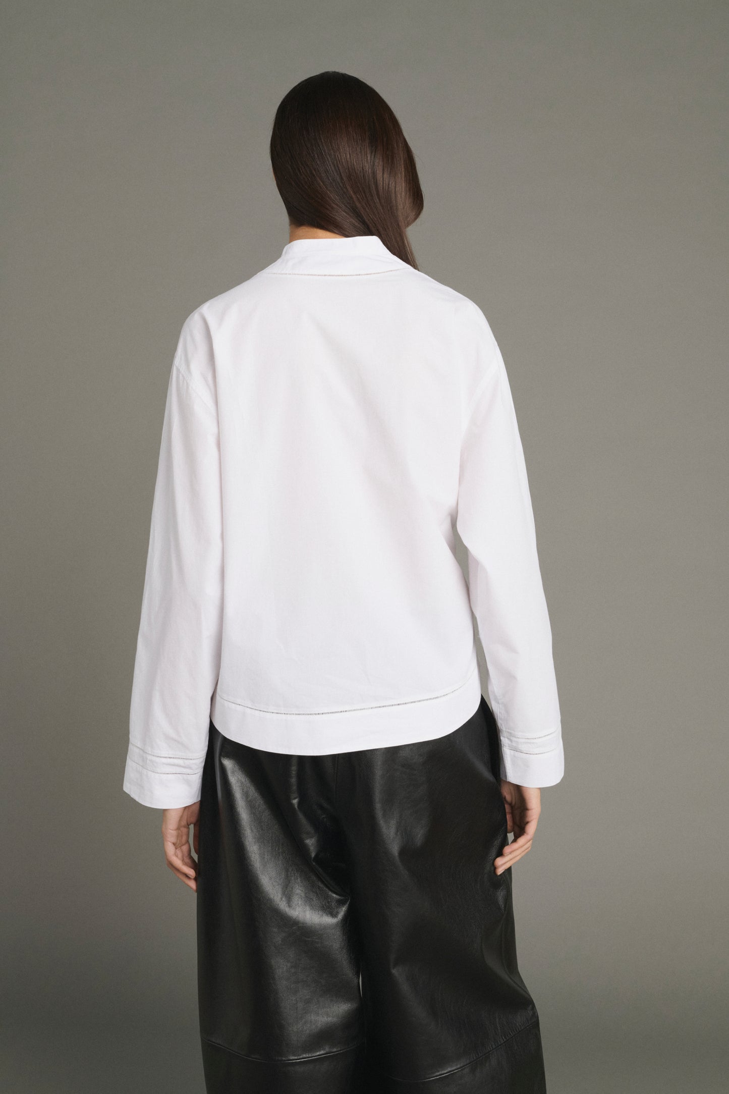 Bluse Lorraine - Weiß - Baumwolle - Damen