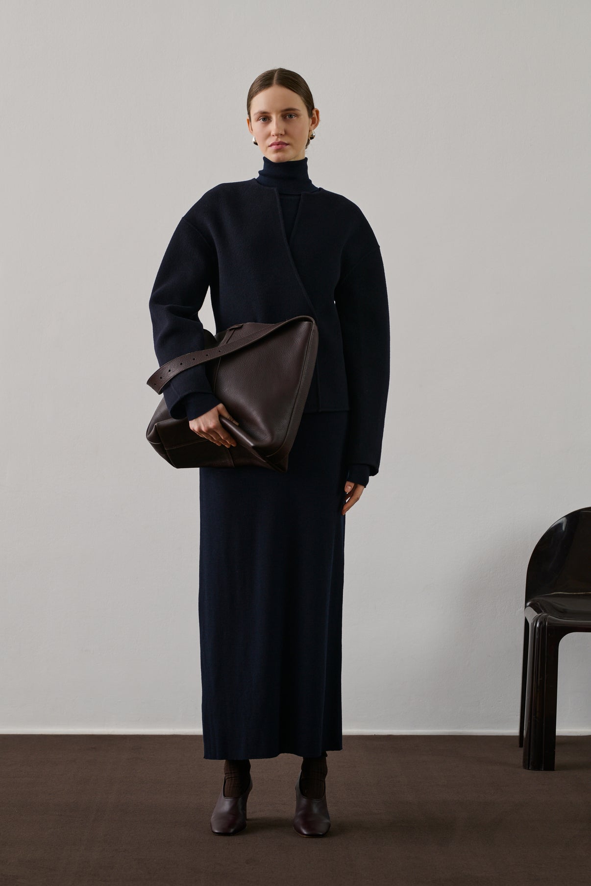 Robe Georgia - Deep Navy - Laine - Femme vue 4