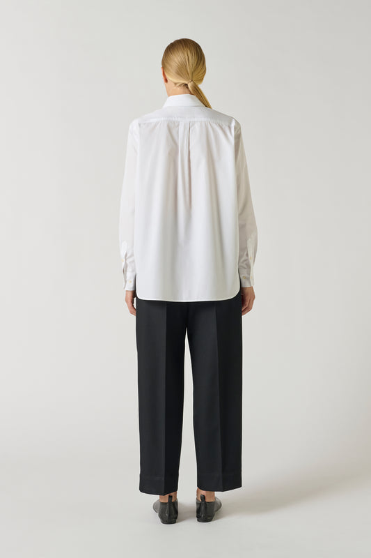 Chemise Saphir - Blanc - Coton - Femme