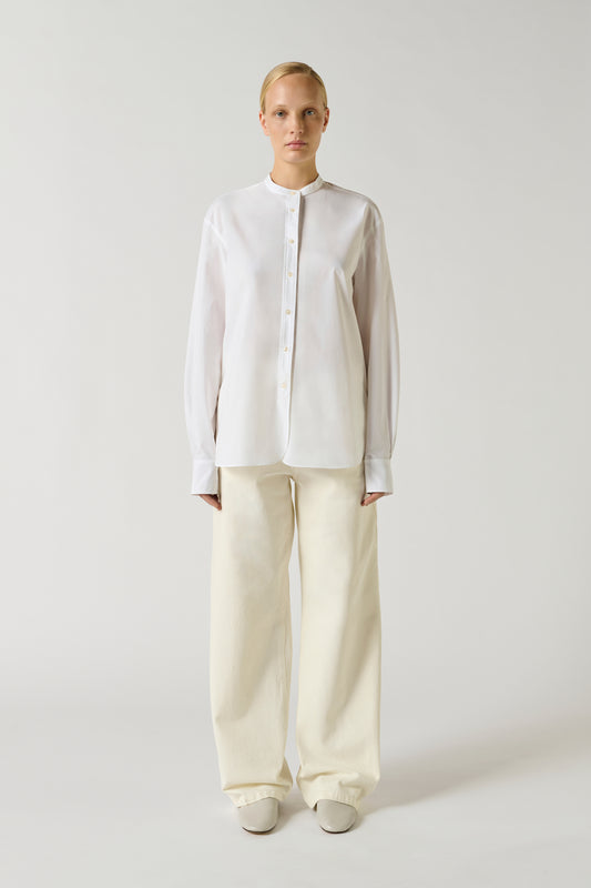 Chemise Bermudes - Blanc - Coton - Femme