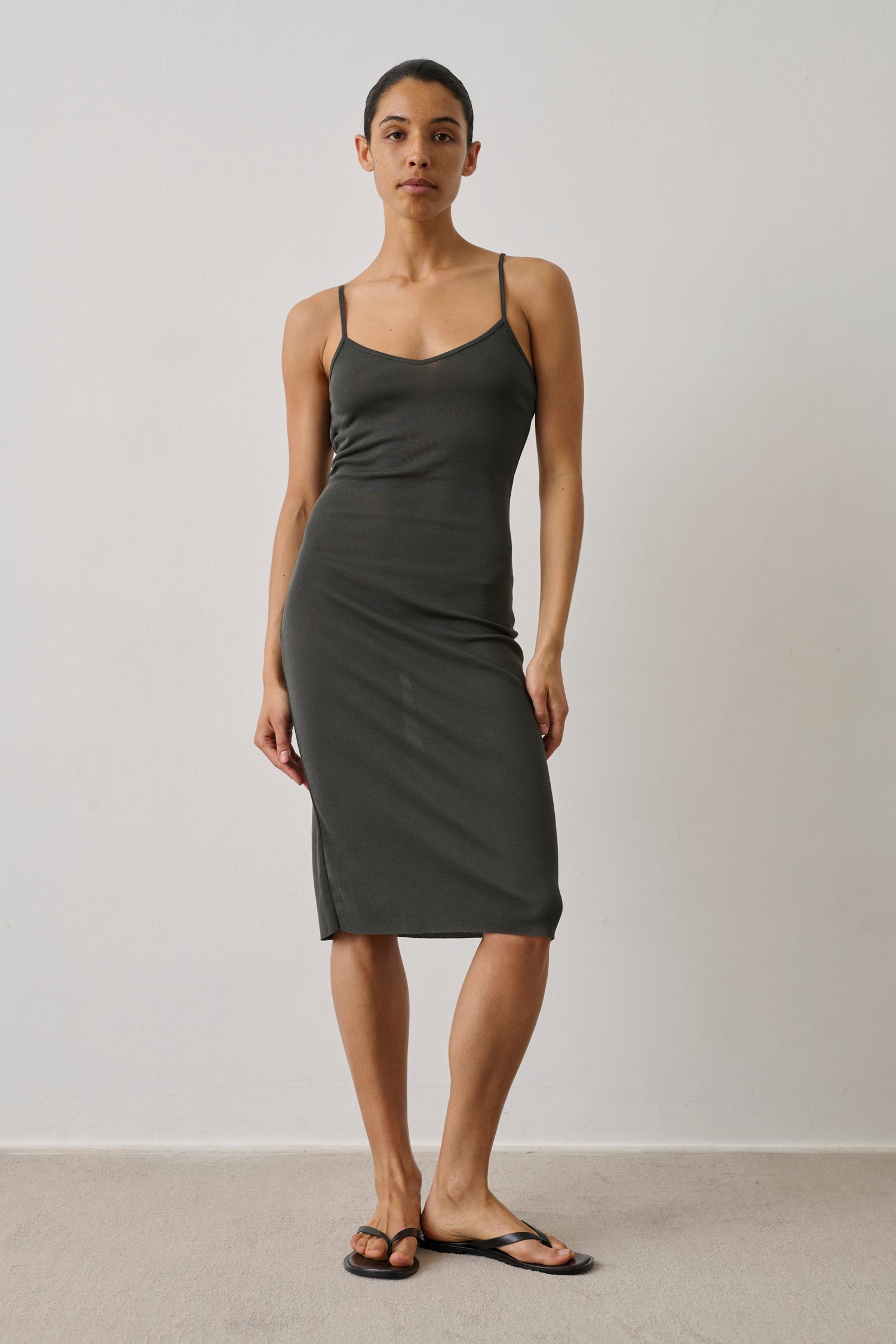 Kleid Ithaca - Graugrün - Damen