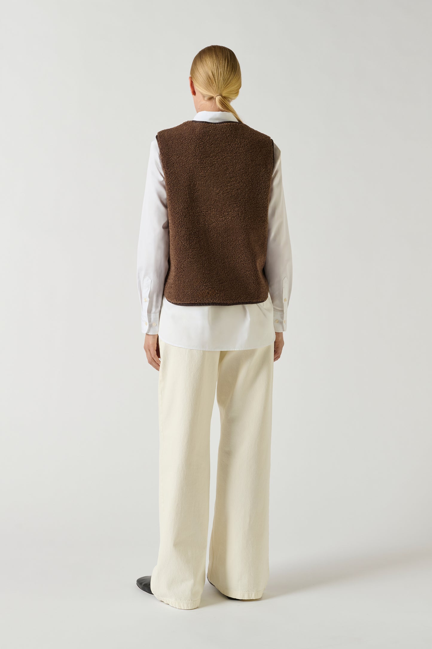 Gilet sans manches Fusil - Marron - Femme