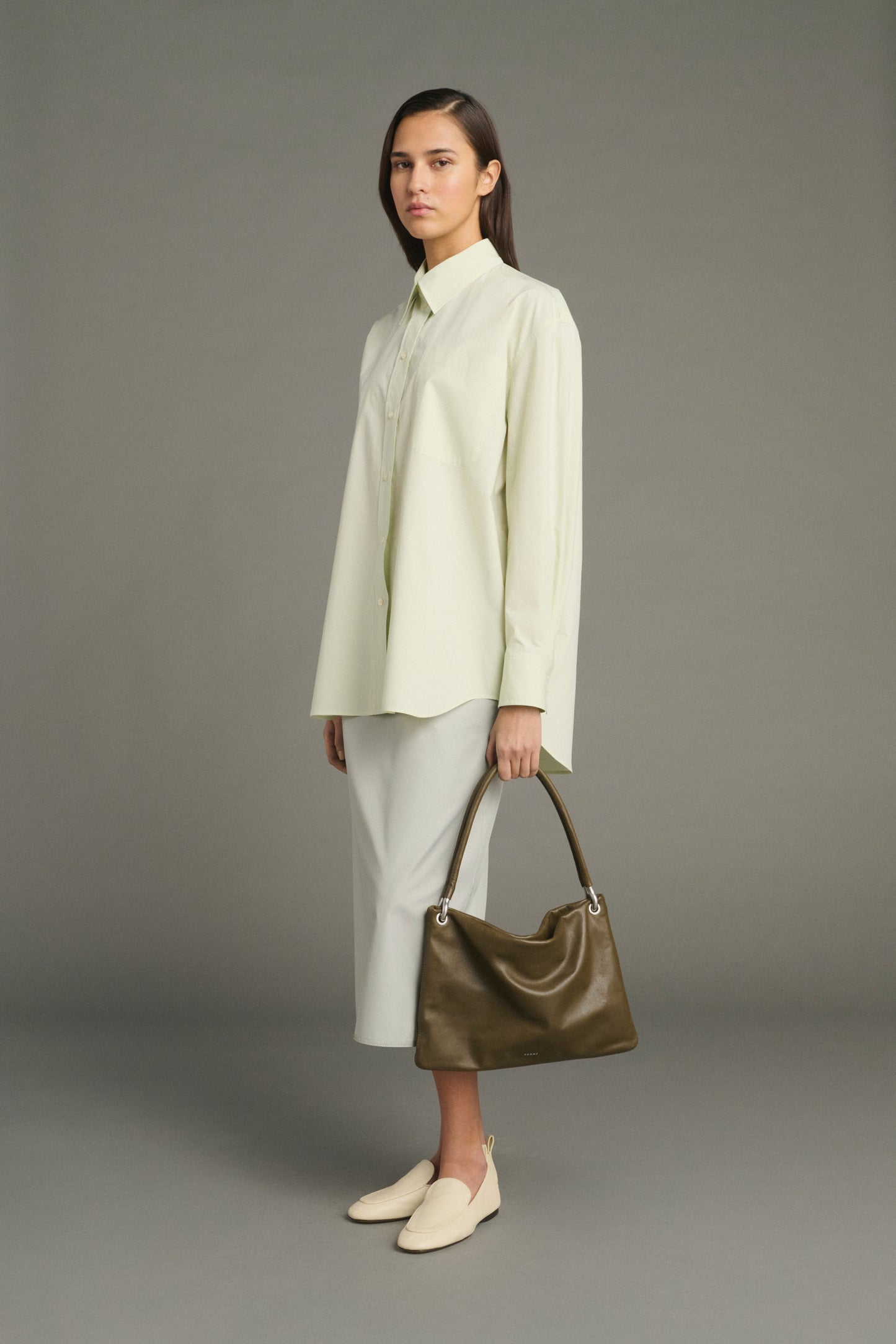 Chemise Carlotta - Vert Pâle - Coton - Femme