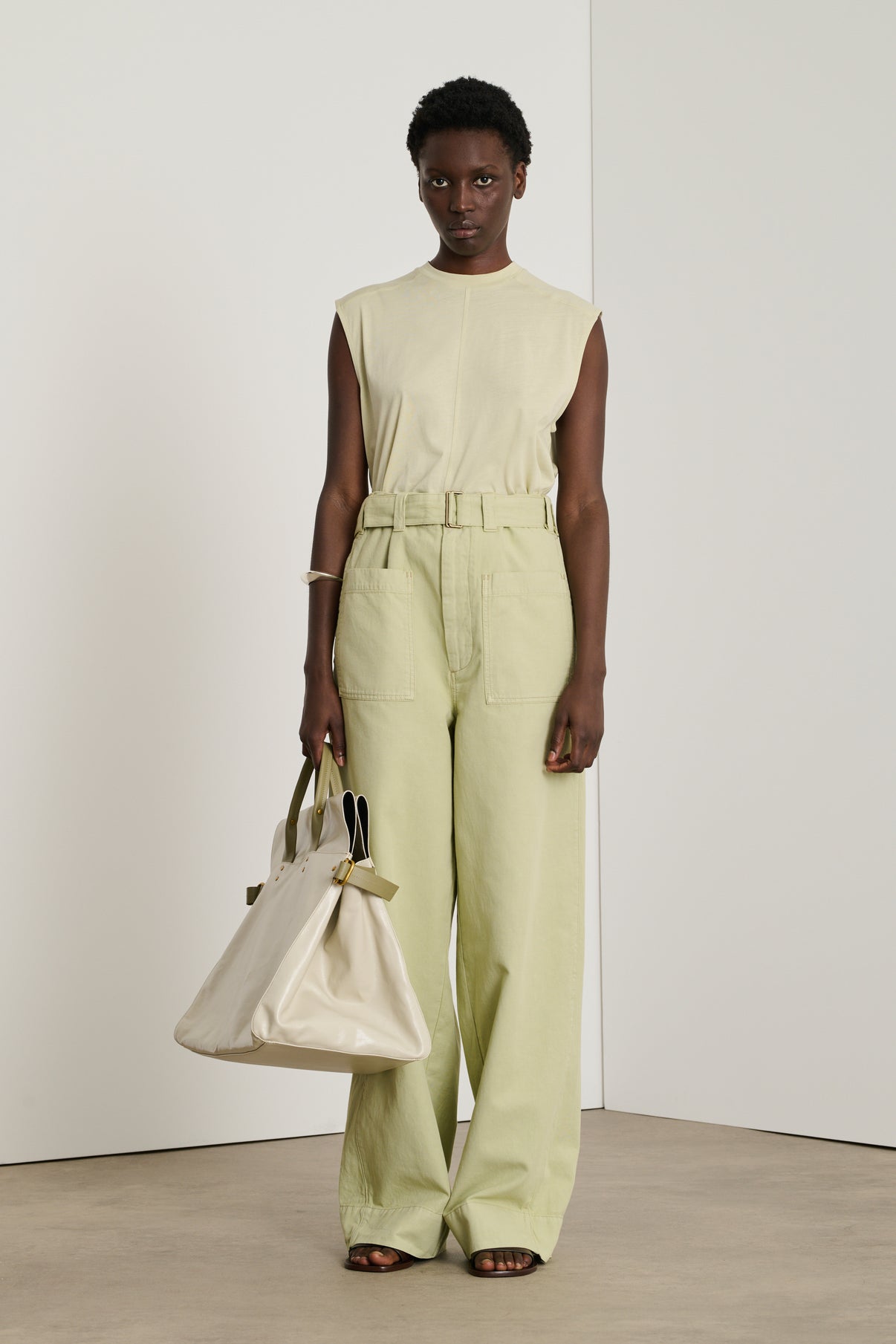 Pantalon Vagabond - Sauge - Femme vue 2