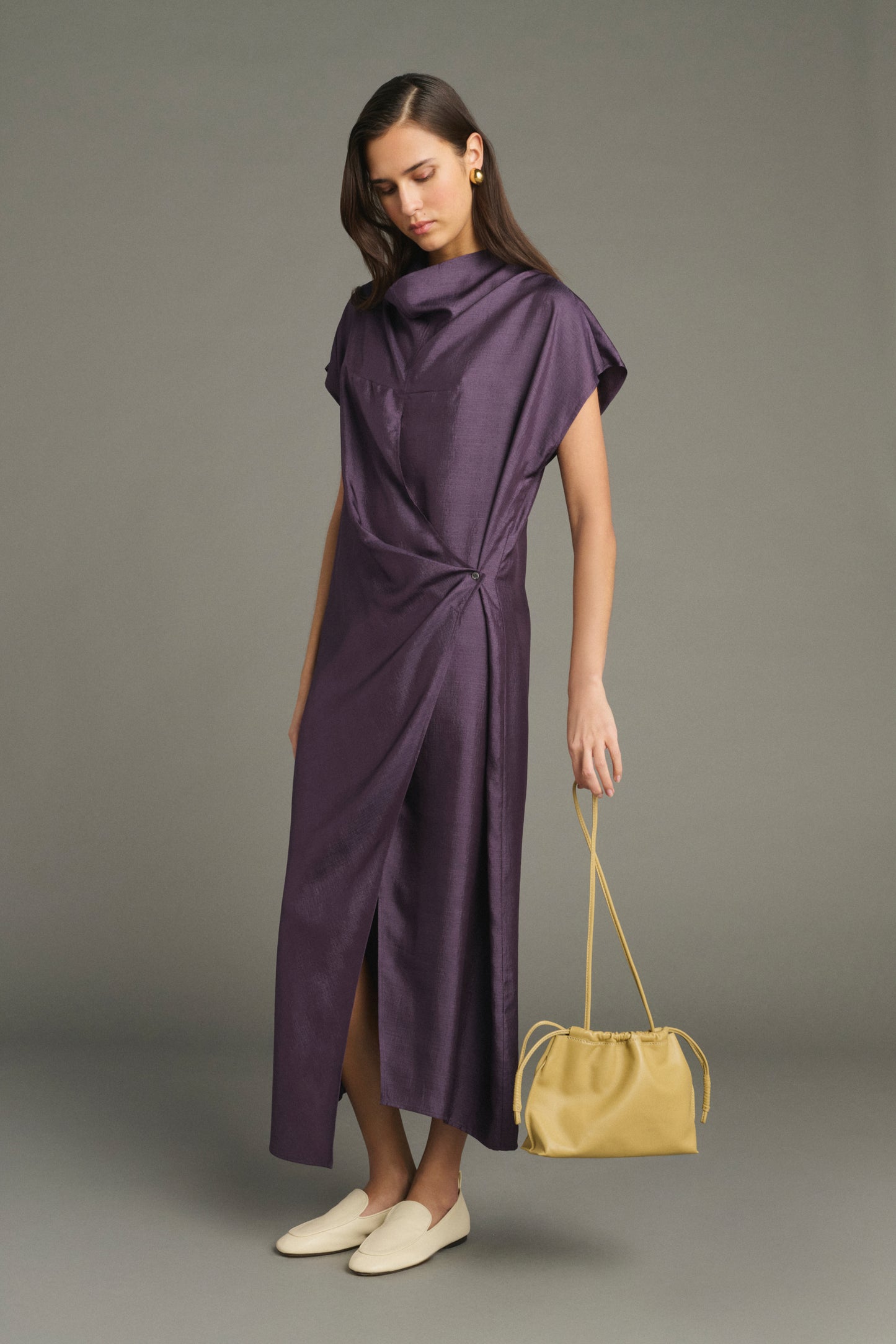 Foggia dress - Violet - Silk - Women
