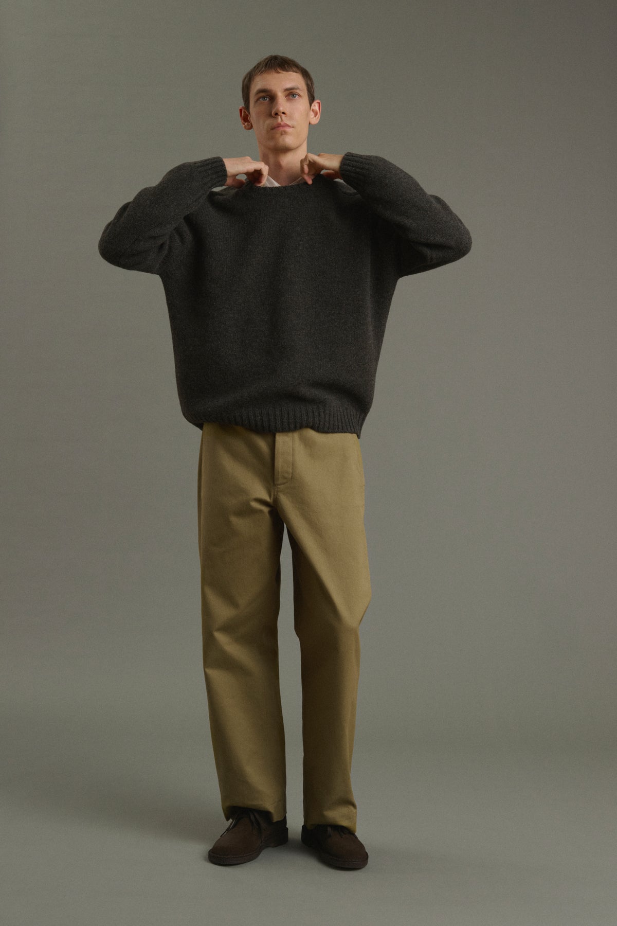Pull Isamu - Marron Foncé - Laine - Homme