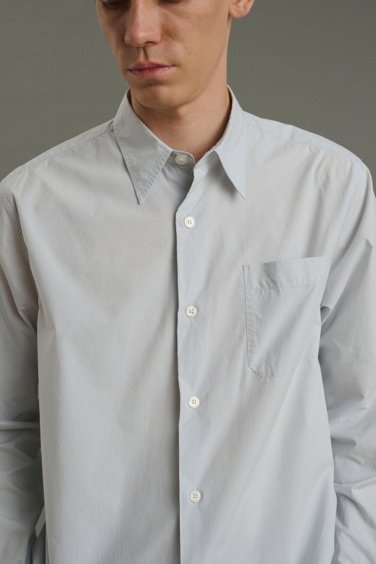Chemise Glenn - Bleu Pâle - Coton - Homme vue 3