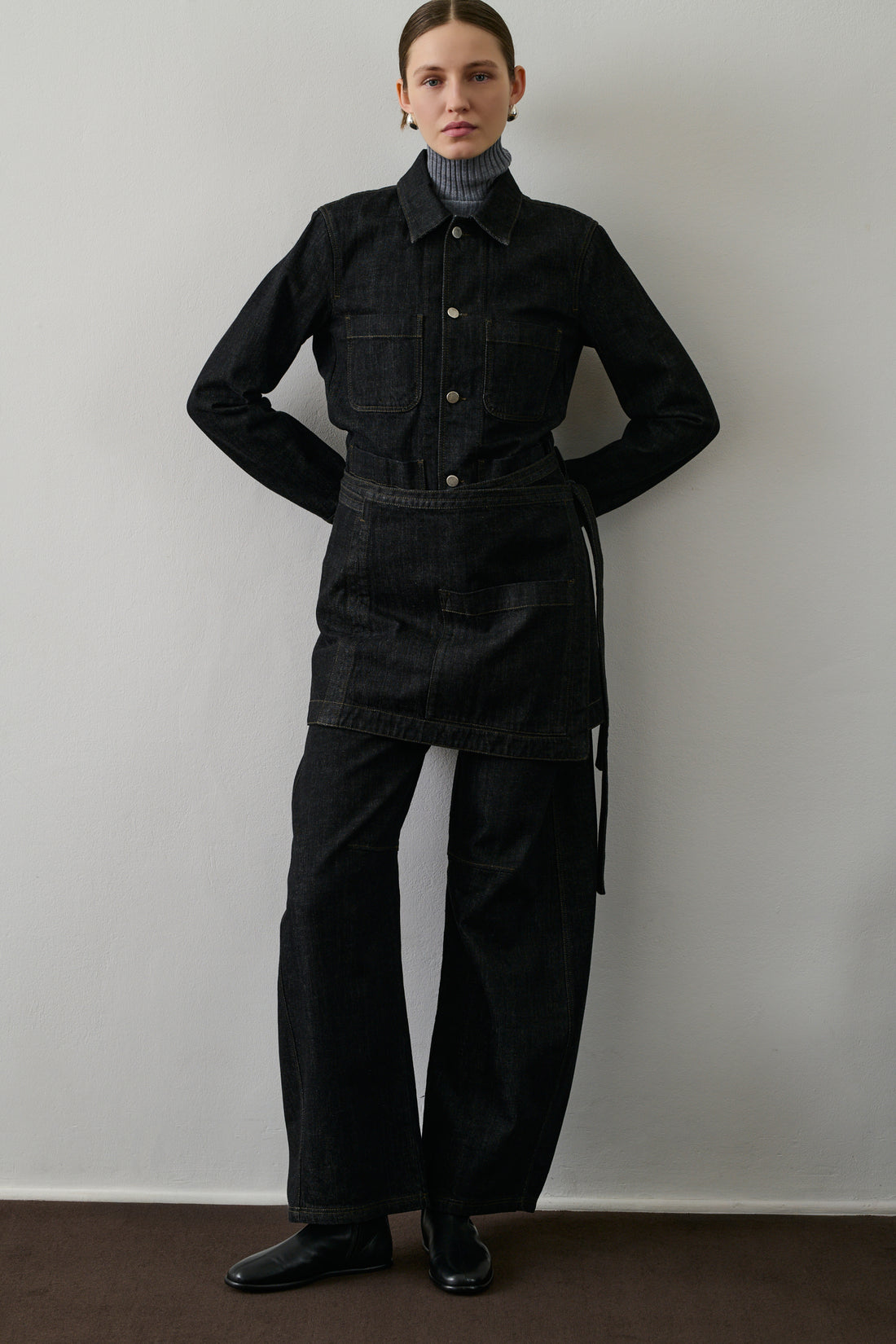 Veste Garry - Denim Brut Noir - Coton - Femme