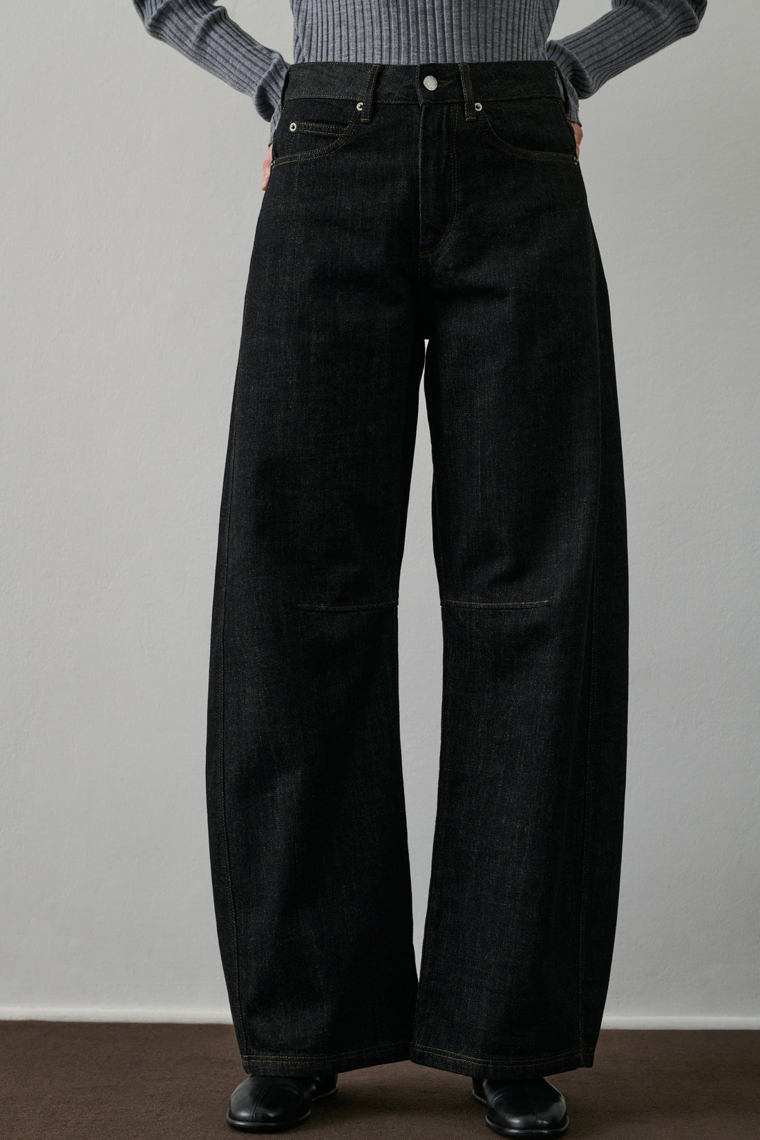 Jean Gaspard - Denim Brut Noir - Coton - Femme