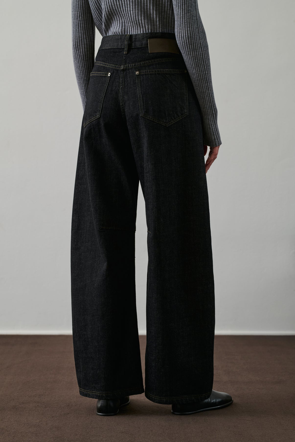 Jean Gaspard - Denim Brut Noir - Coton - Femme vue 4