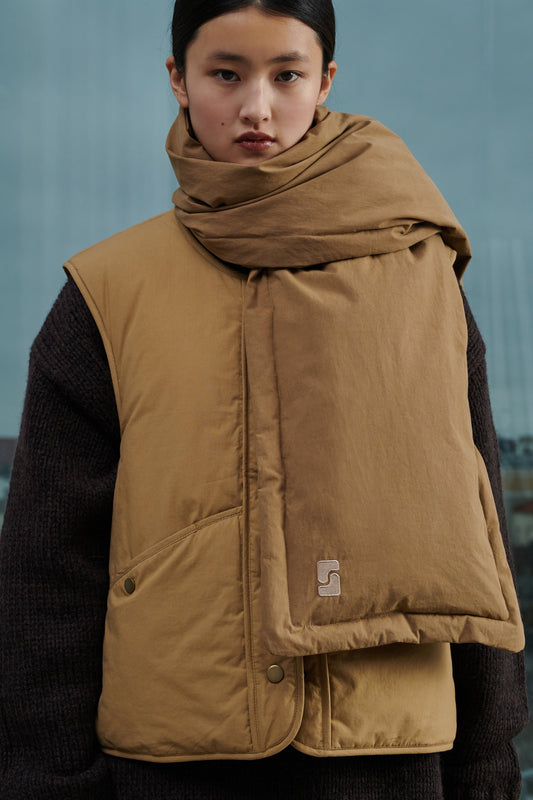 SCHAL WHITE BEIGE
